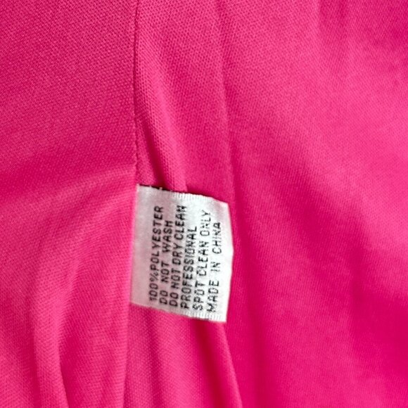 MAC DUGGAL Beaded Floral Detail Side Slit Gown in Candy Pink Size US 0 - Picture 6 of 9